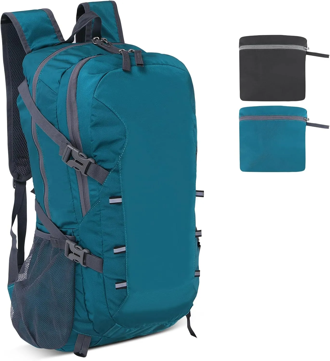 40L Hiking Backpack, Lightweight Foldable Hiking Daypack with Wet Pocket, Waterproof Travel Camping Bag for Men Women