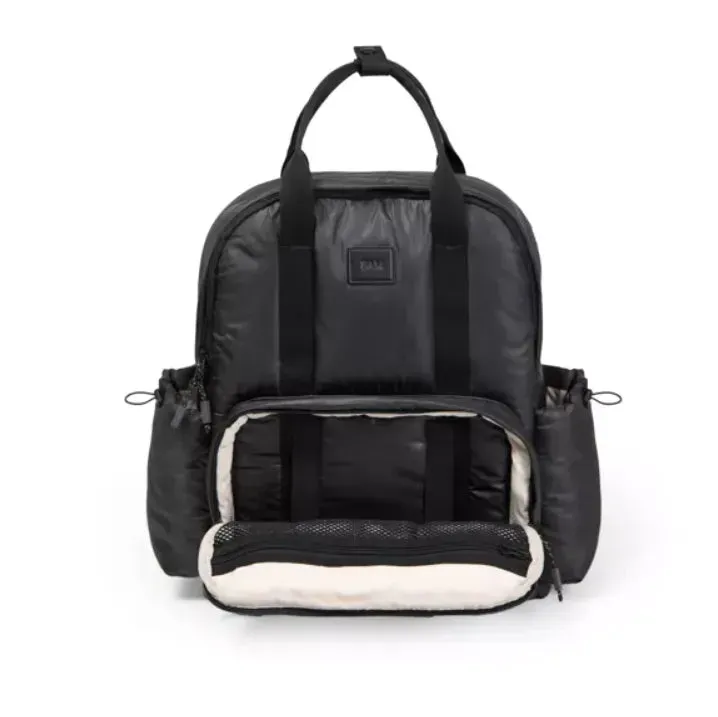 7am Enfant Diaper Bag Backpack with Portable Changing Pad - Water Resistant Shell - Black