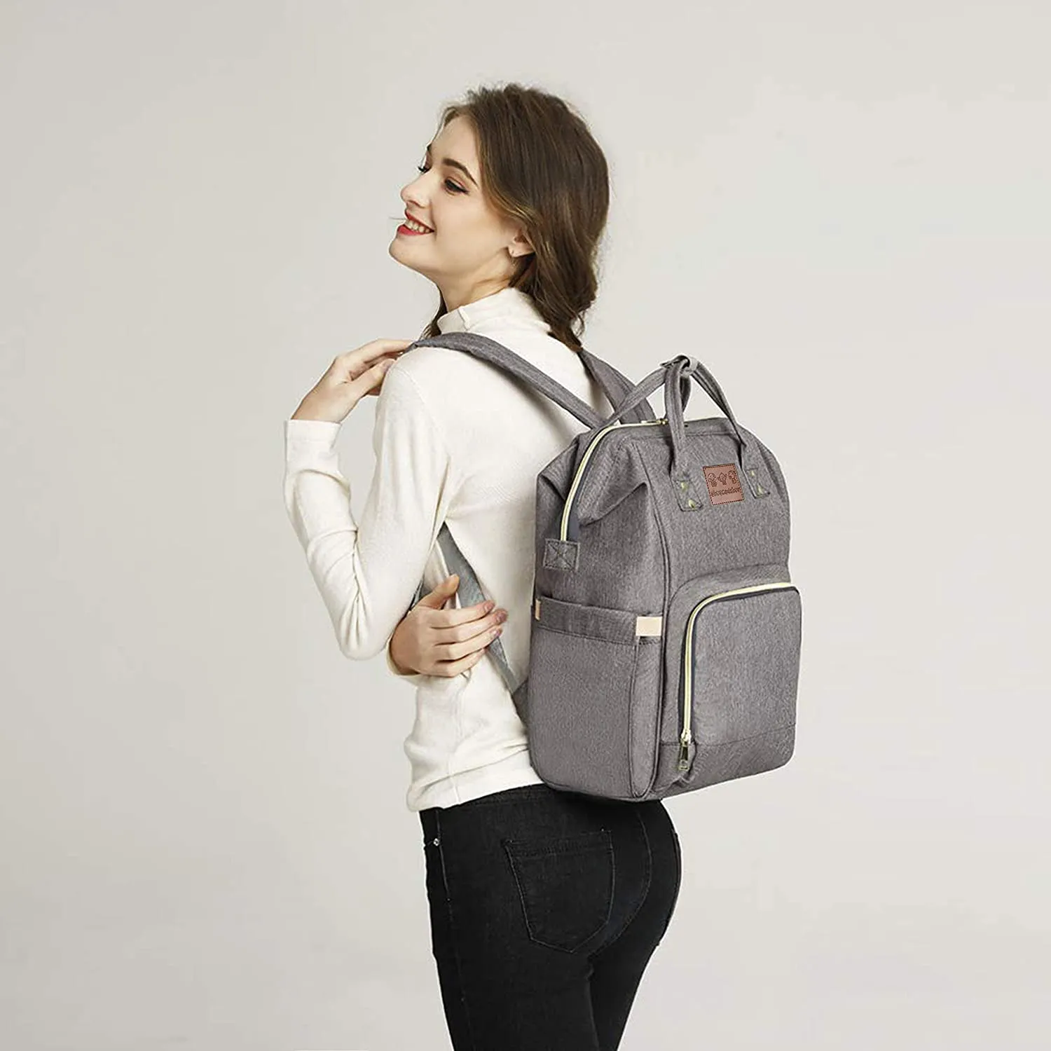 Abracadabra Diaper Bag - Grey