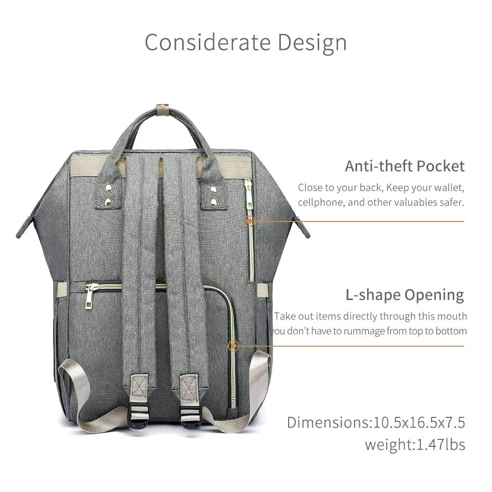 Abracadabra Diaper Bag - Grey