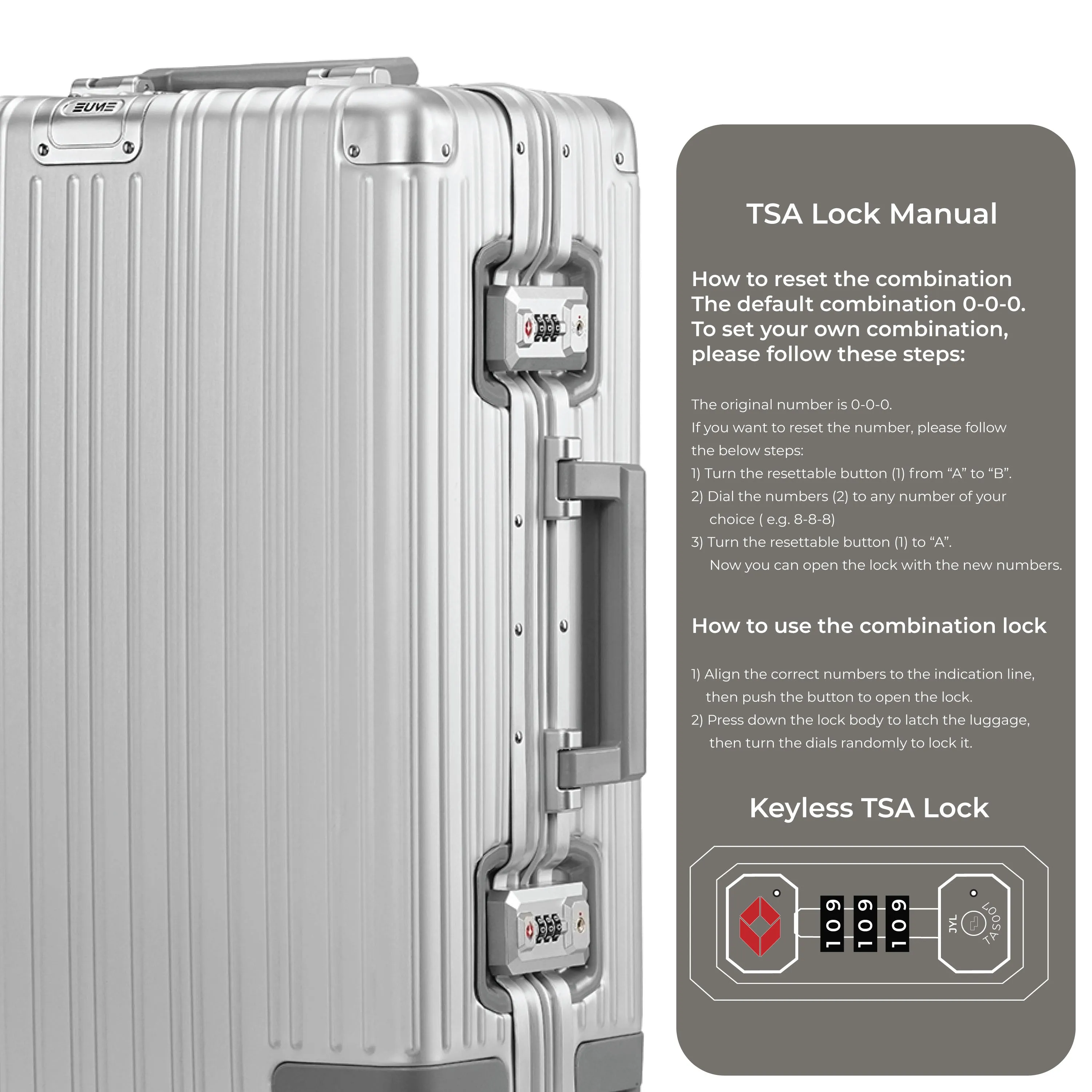 Aluminium Silver Cabin