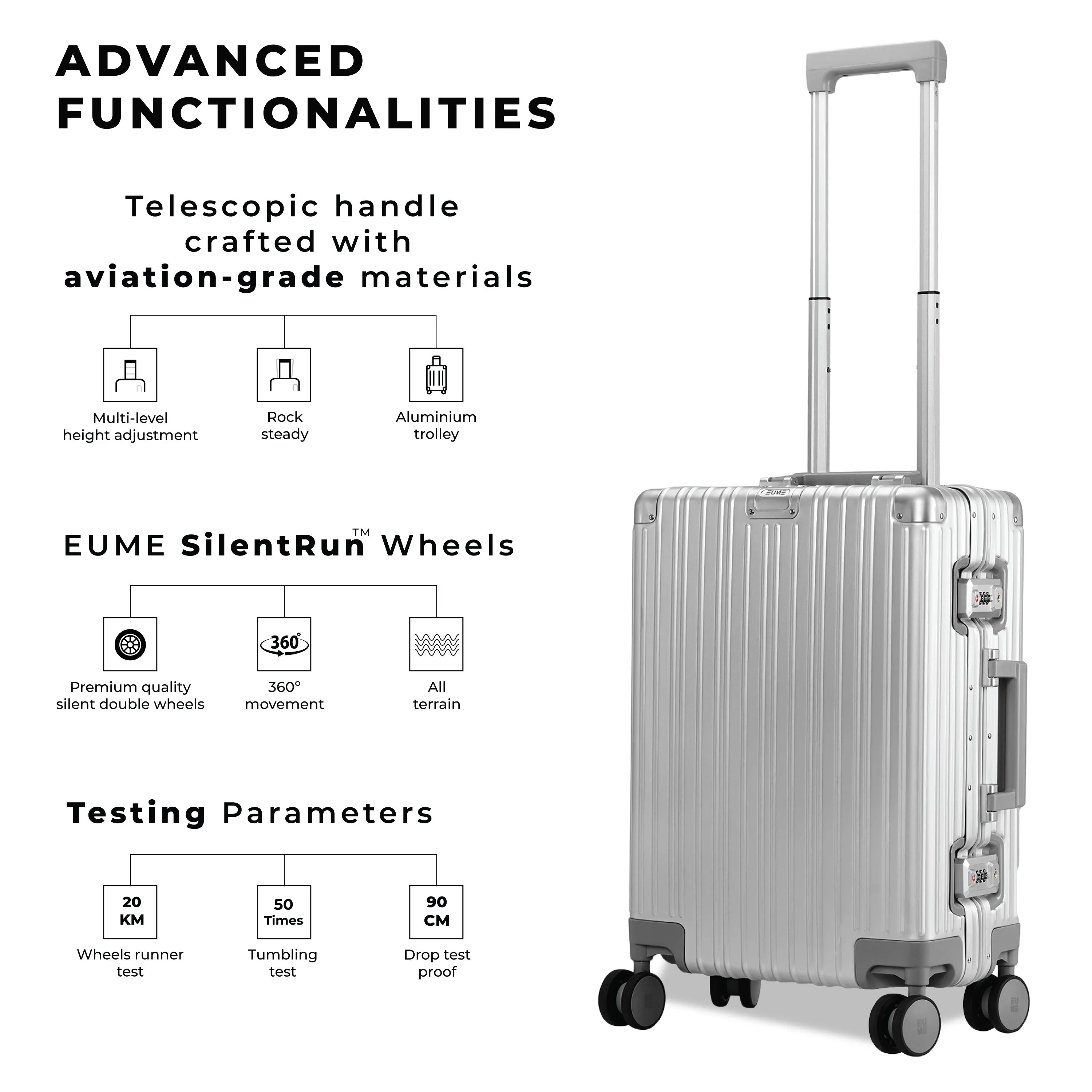 Aluminium Silver Cabin