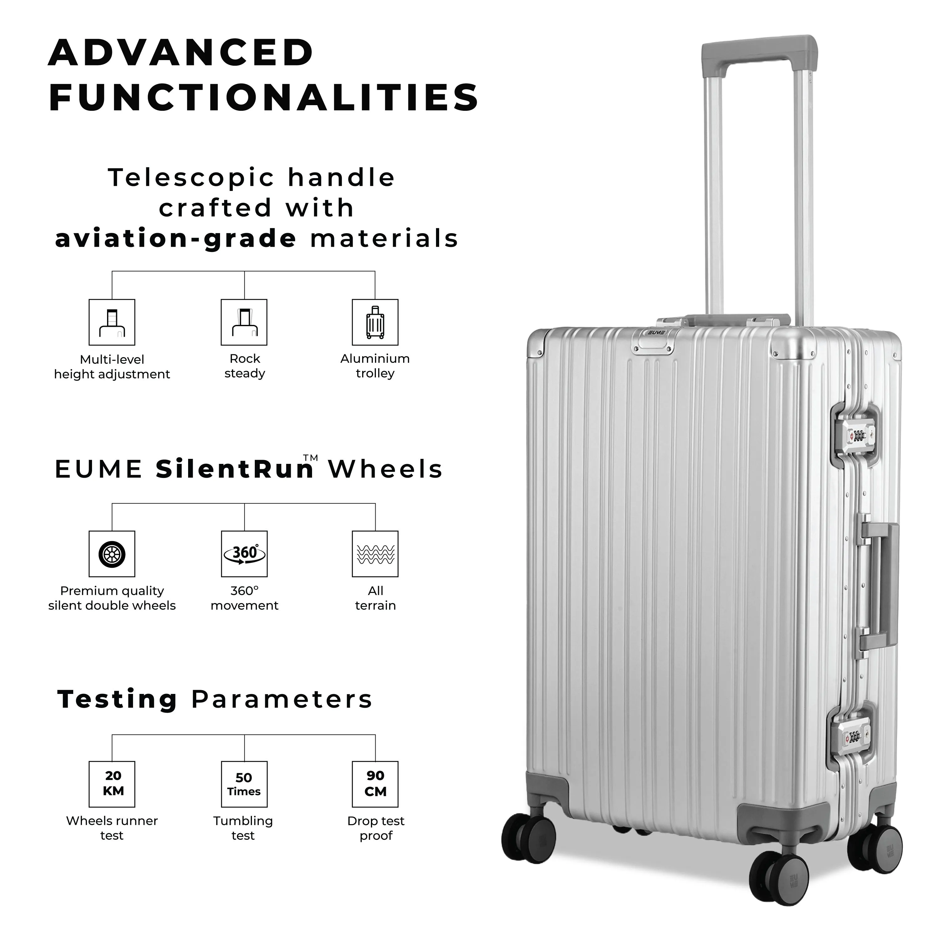 Aluminium Silver Cabin