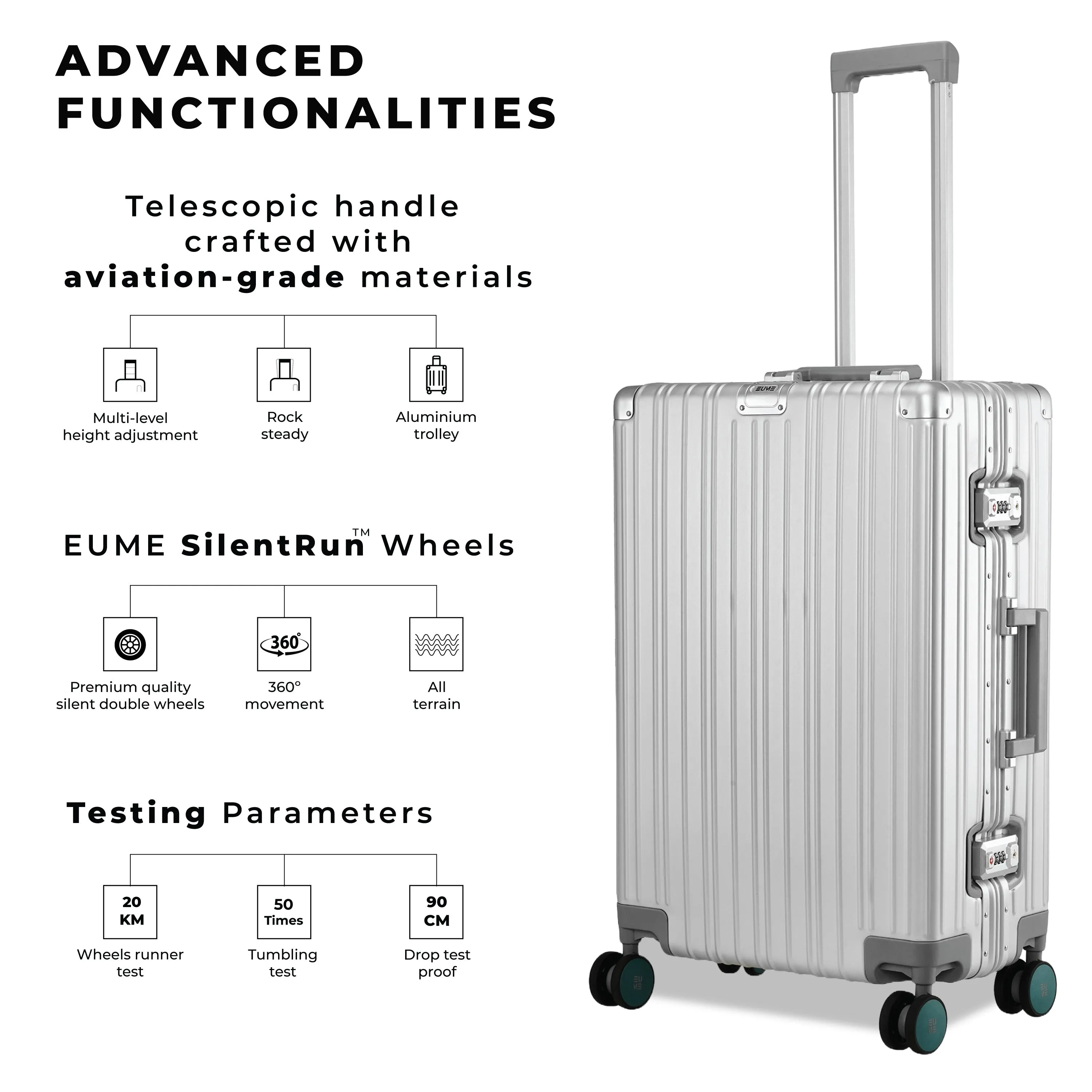 Aluminium Silver Cabin