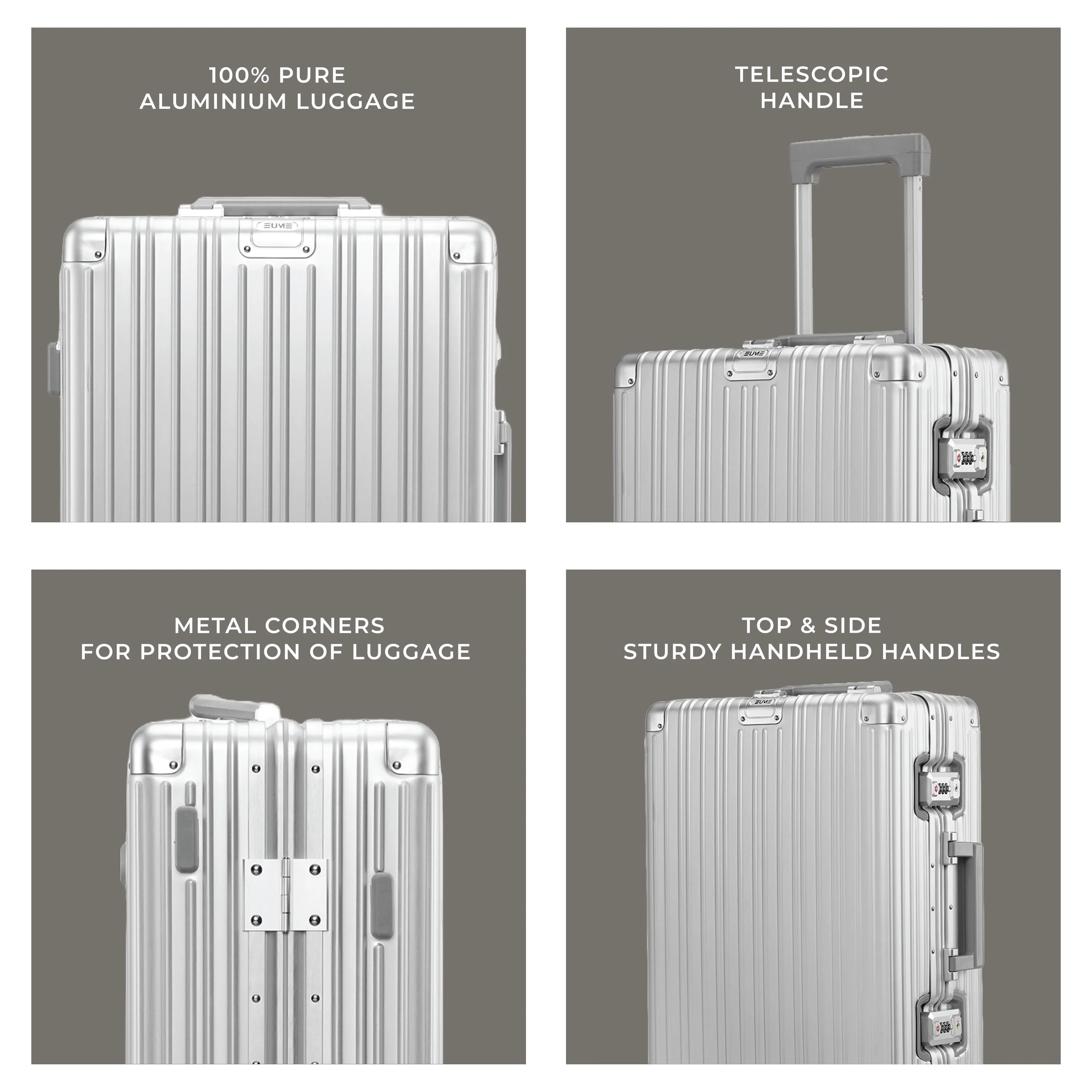 Aluminium Silver Cabin