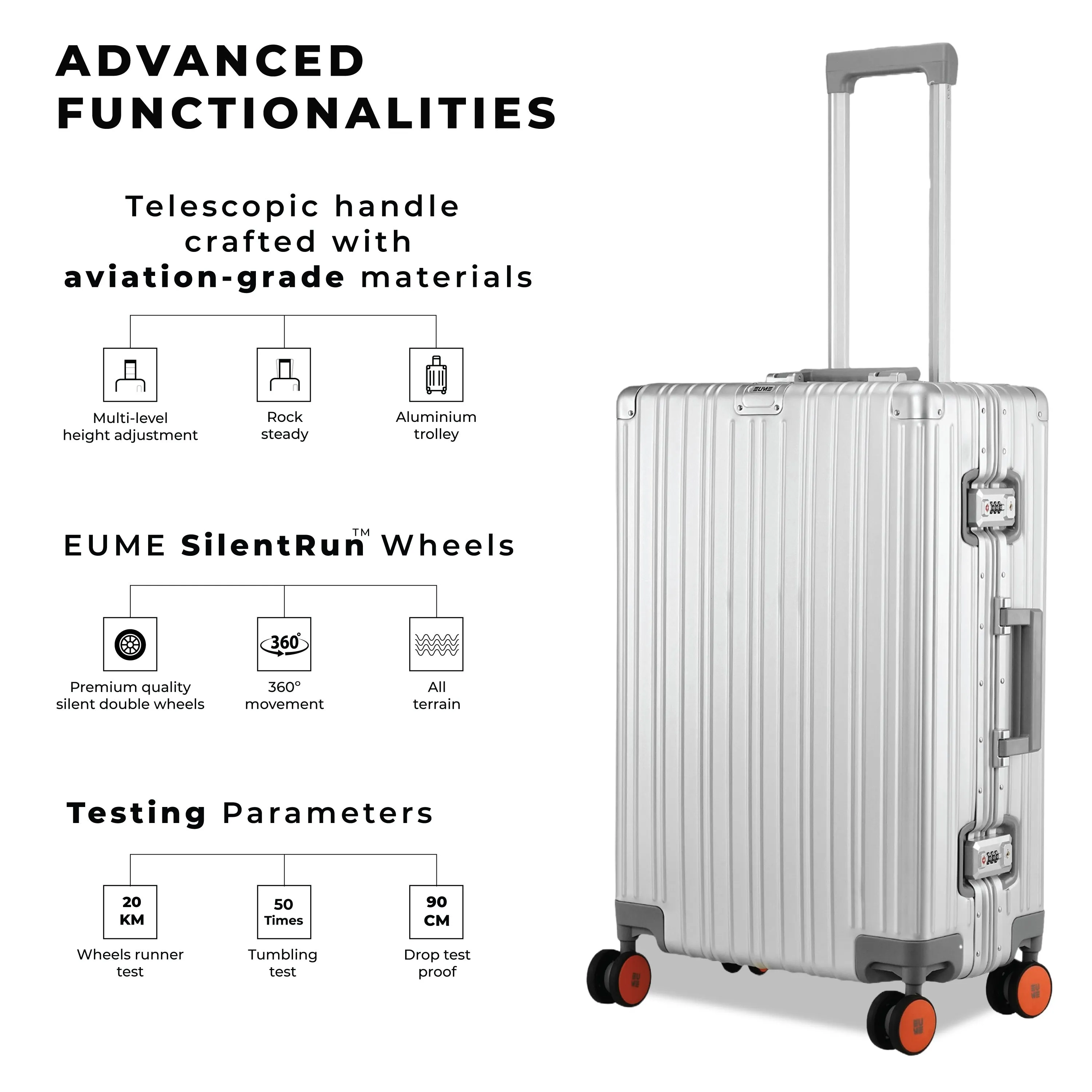 Aluminium Silver Cabin