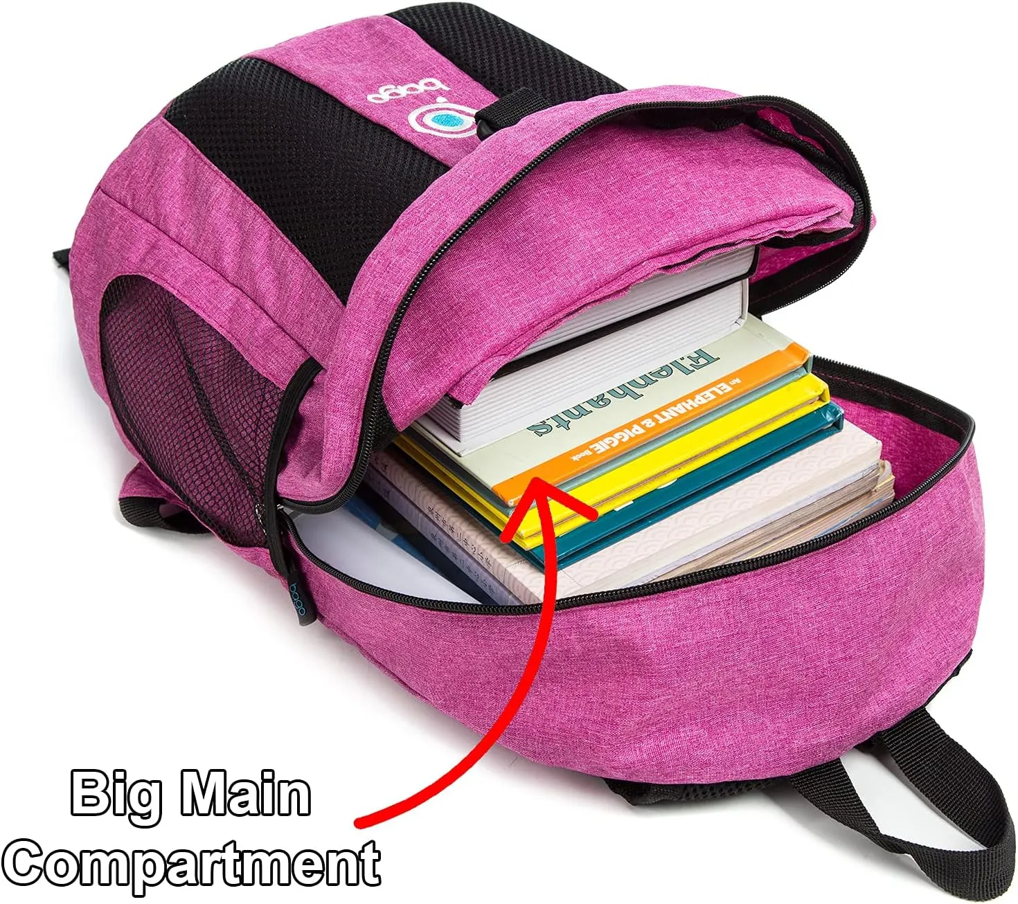 bago Lightweight Backpack for Hiking for Women and Men - 25L Travel Day Pack - Foldable Hiking Daypack Ultralight for Camping Outdoor Sports - Packable Backpack for Travel (SnowPink)