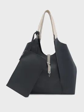 Caprese Tiera Hobo Large Black