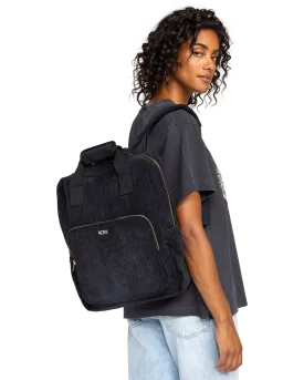Feeling Good Corduroy Backpack in Anthracite
