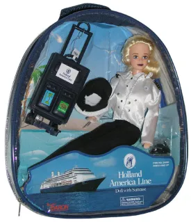 HOLLAND AMERICA DOLL IN BACKPACK (**)