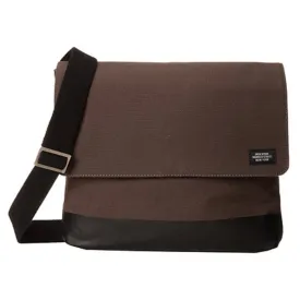 Jack Spade Canvas Messenger Bag Charcoal/ Black 