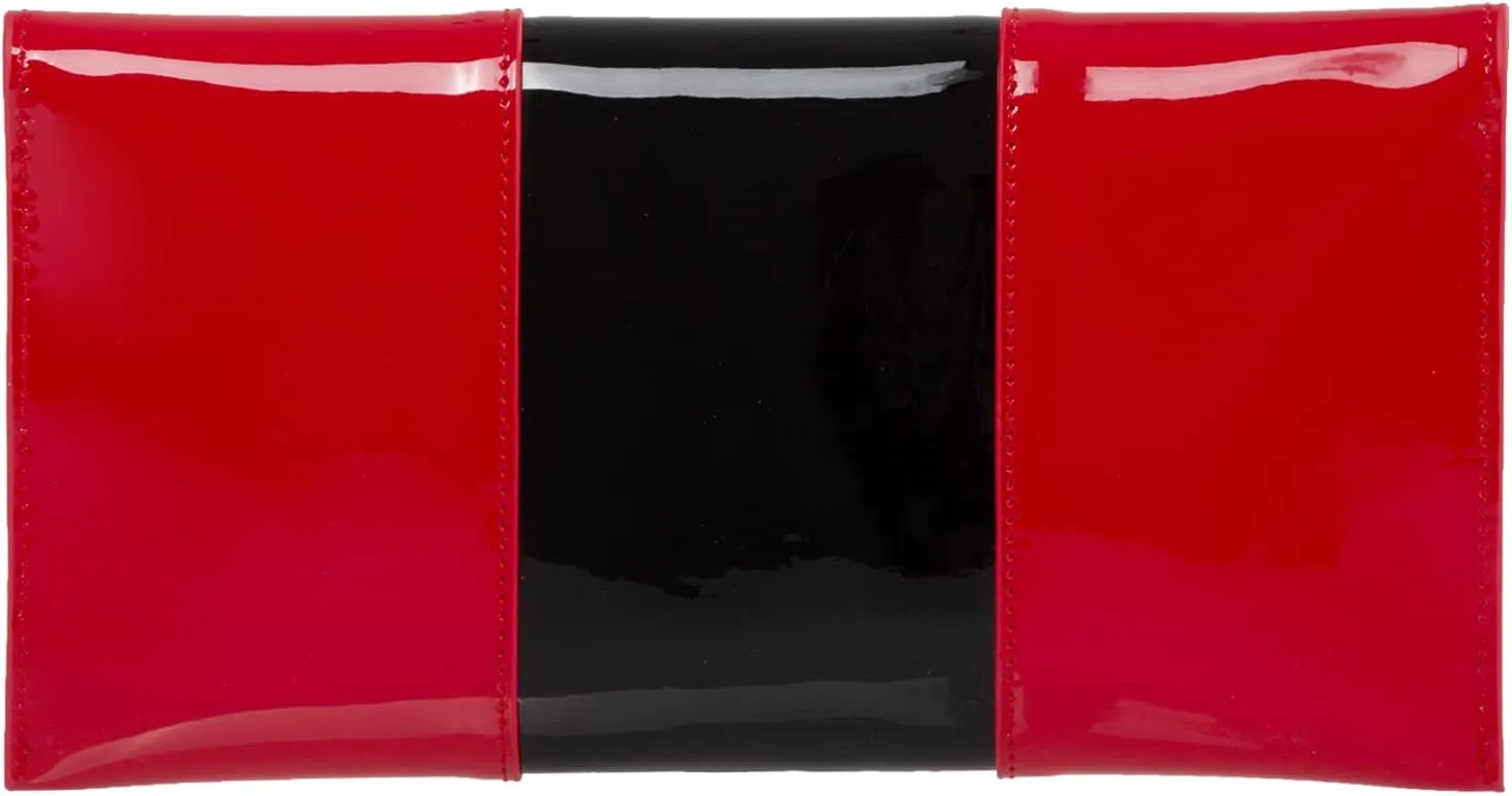 JNB Faux Patent Leather Envelope Candy Clutch