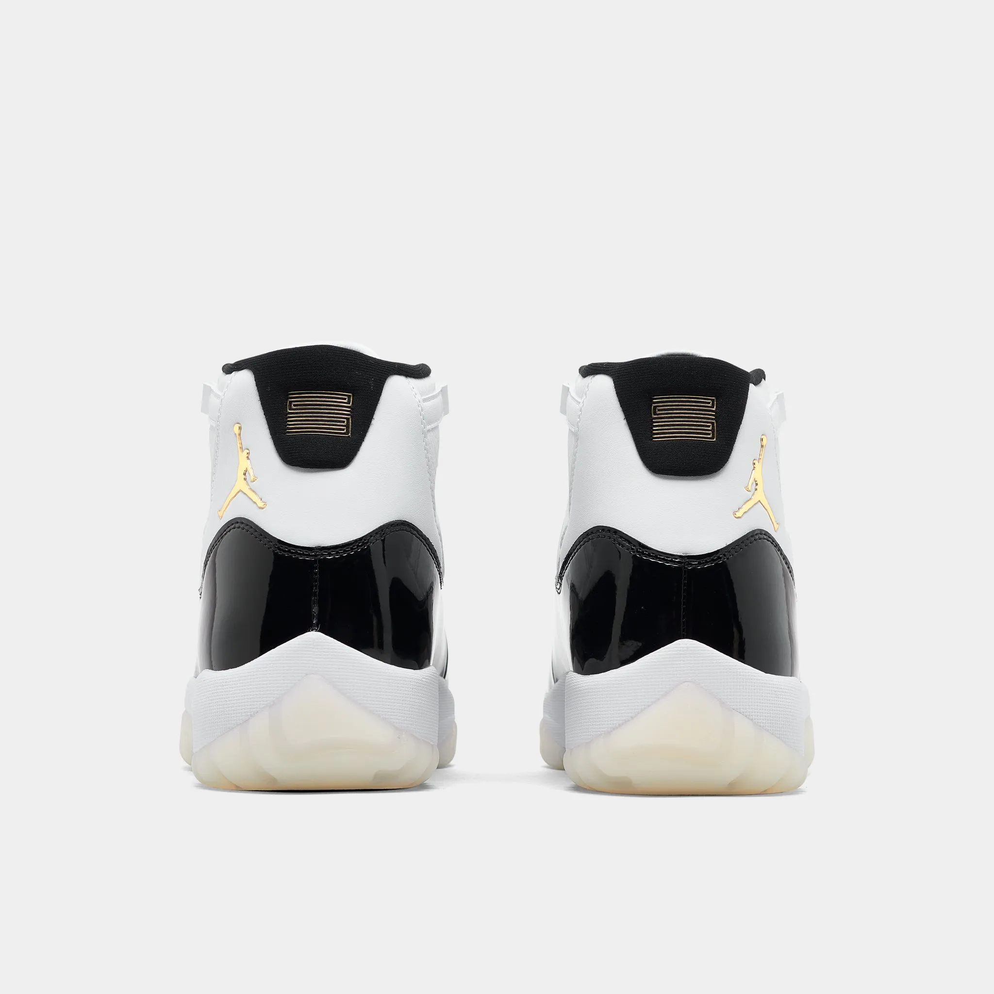 Jordan 11 Retro White / Metallic Gold - Black