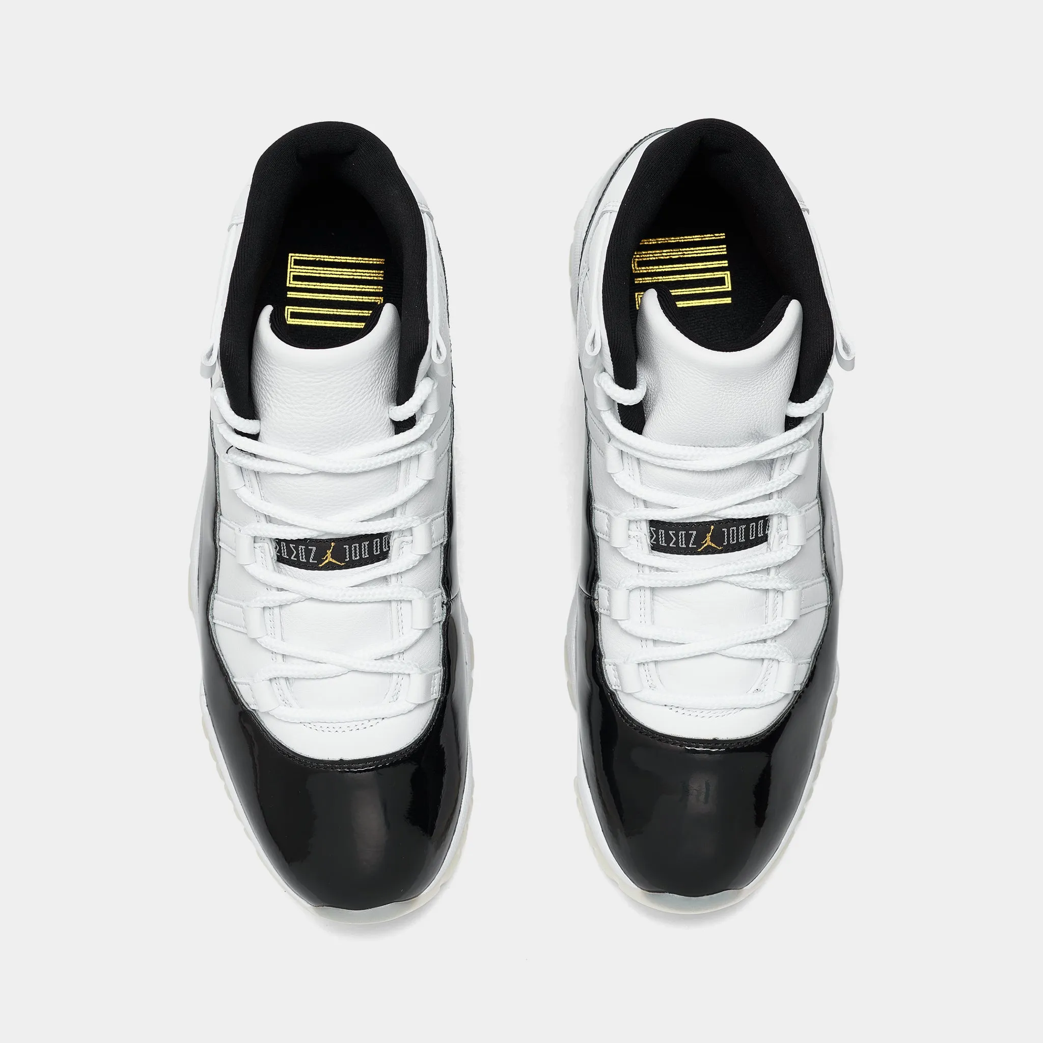 Jordan 11 Retro White / Metallic Gold - Black