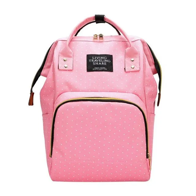 Large Capacity Travel Maternity Diaper Baby Bag