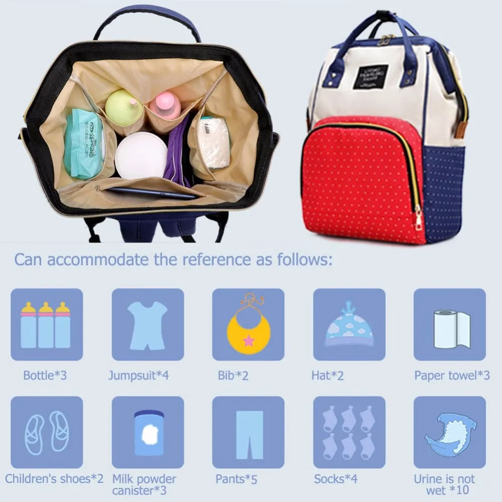 Large Capacity Travel Maternity Diaper Baby Bag