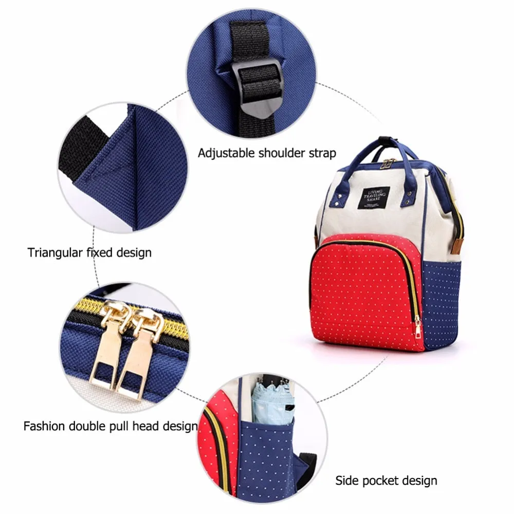 Large Capacity Travel Maternity Diaper Baby Bag
