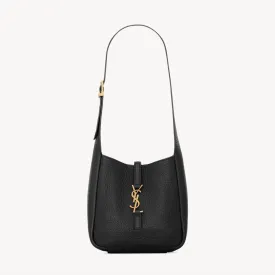 LE 5 À 7 SUPPLE BABY IN GRAINED LEATHER - BLACK