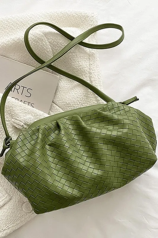 Leather Woven Bag