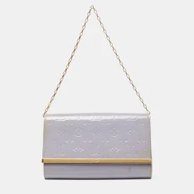 Louis Vuitton Lilac Monogram Vernis Ana Clutch Bag