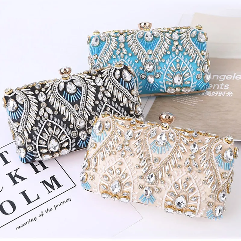Luxury Diamond Rhinestone Clutch Bag