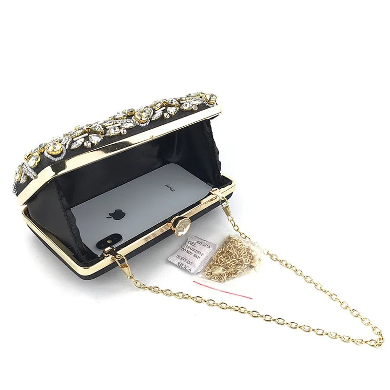 Luxury Diamond Rhinestone Clutch Bag
