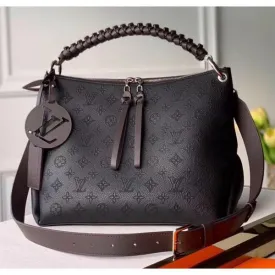 Mahina Perforated Calfskin Beaubourg Hobo Mm Bag M56073 Black 2020 Collection