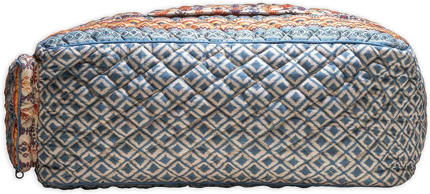 Maison d' Hermine Weekender Bags for Women Cotton Quilted Duffel Overnight Luggage Weekend Bag for Men Gym Sports Gifts Travel Business Travellers Family Trip