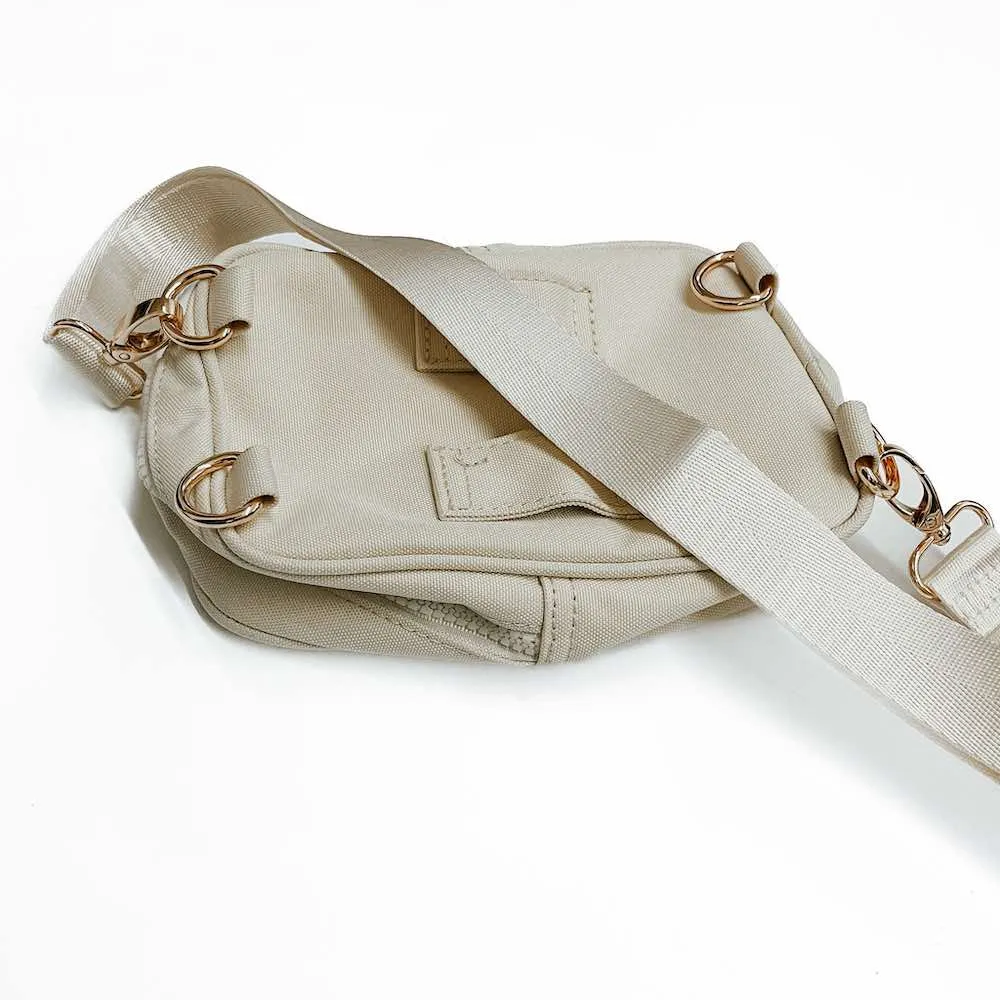 Maya Messenger Bag - Cream
