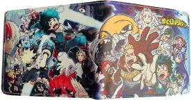My Hero Academia Wallet Can Accommodate Credit Cards Cash Burable Clutch Anime Wallet for Women Men, 1, Minimalist Elegant Anime