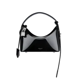 Patent Mini Silver Black Hobo Bag(Limited Edition)