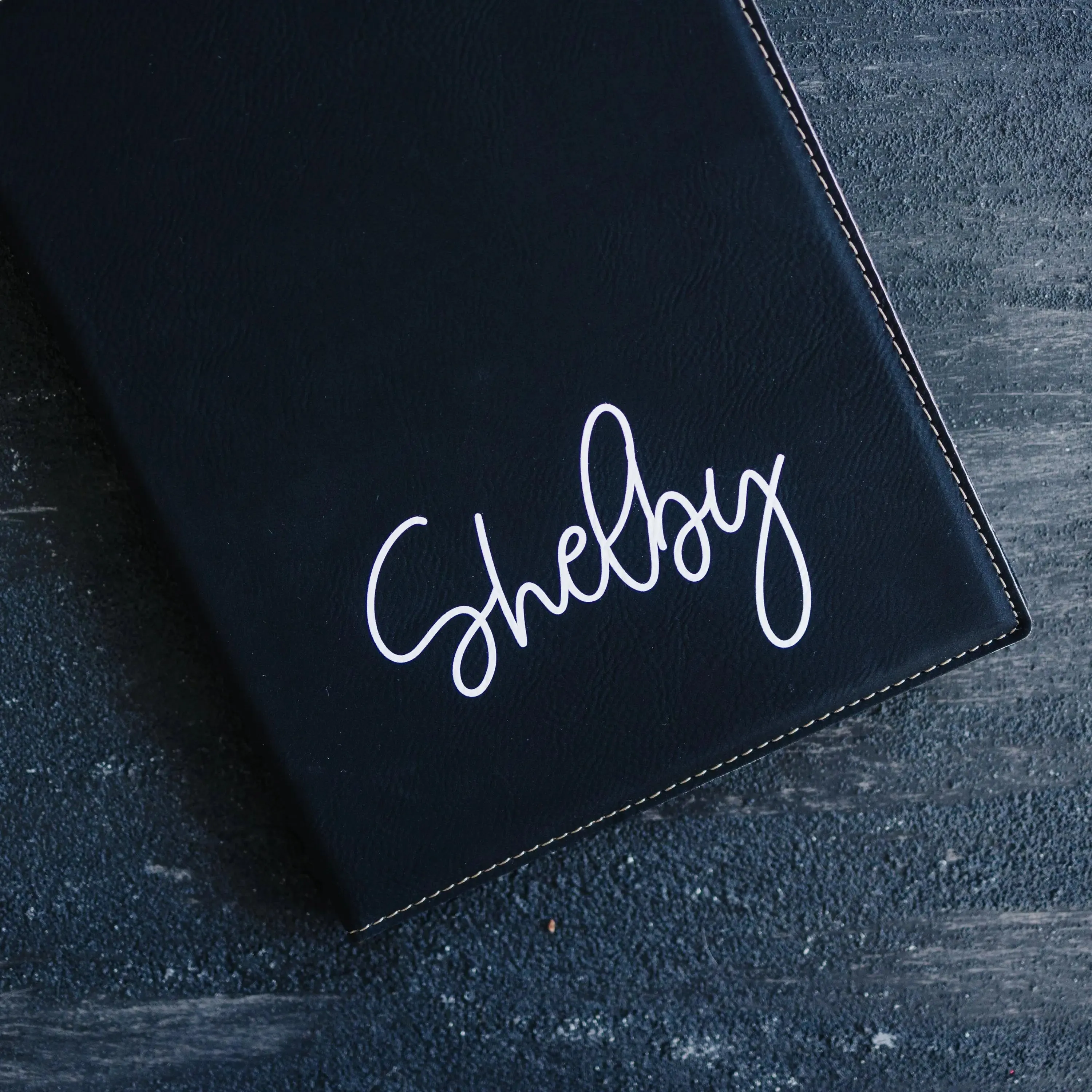 Personalized Leather Notepad Holder Professional Portfolio Cover Office Supply Business Meeting Desk Accessory Journal Cover Student Gift