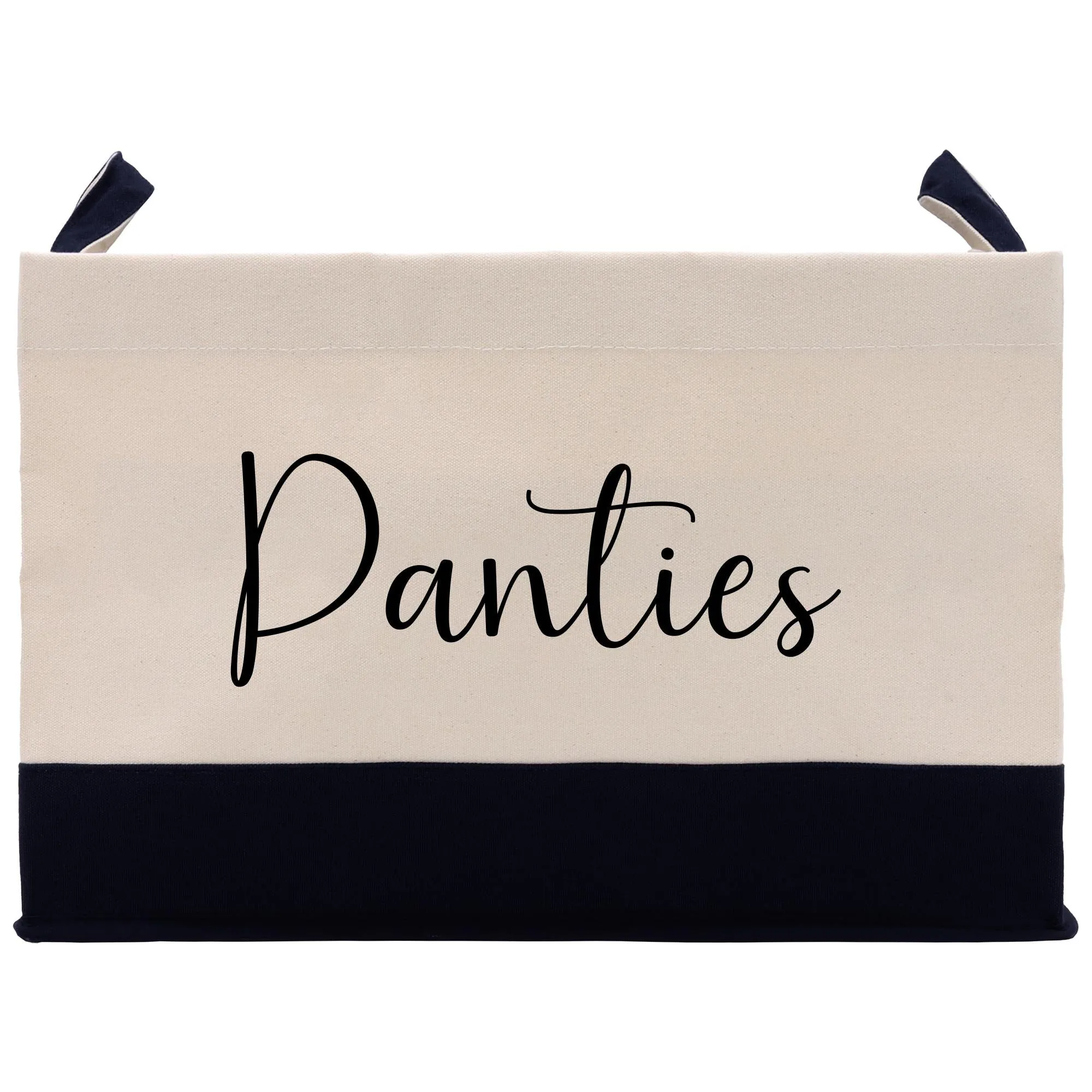 Personalized Storage Canvas Basket Panties Nursery Storage Towel Storage Cloth Storage Storage Bin Storage Tubs Mudroom Storage (PSB1005)