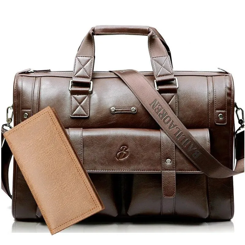 Premium Quality Vintage Leather Business Briefcase