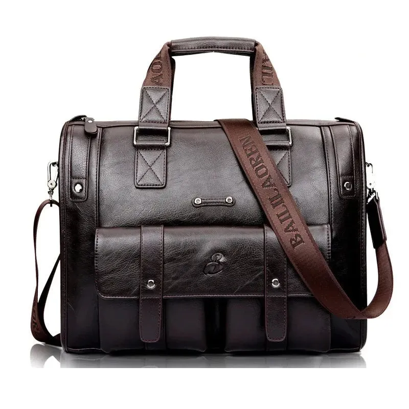 Premium Quality Vintage Leather Business Briefcase