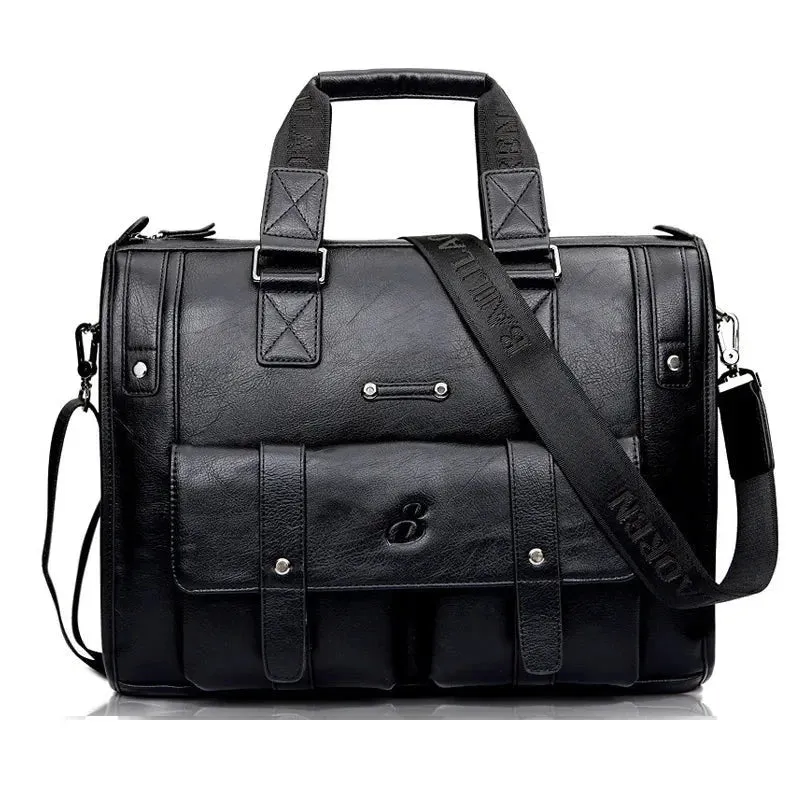 Premium Quality Vintage Leather Business Briefcase