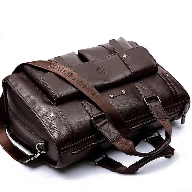 Premium Quality Vintage Leather Business Briefcase