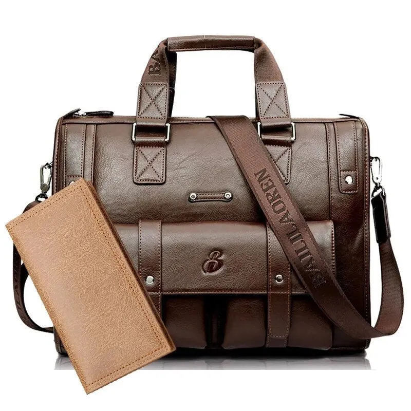 Premium Quality Vintage Leather Business Briefcase