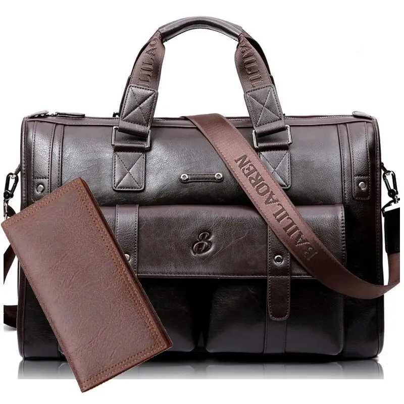 Premium Quality Vintage Leather Business Briefcase