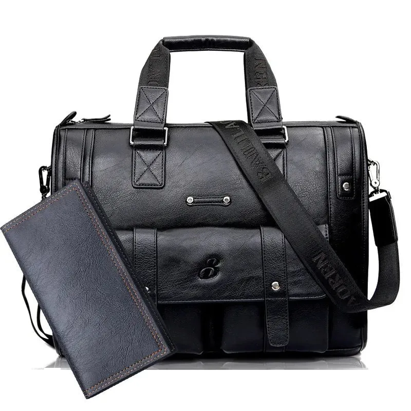 Premium Quality Vintage Leather Business Briefcase