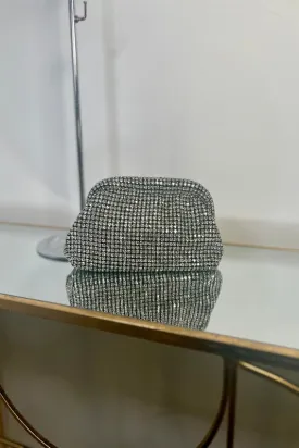 Rhinestone Embellished Clutch