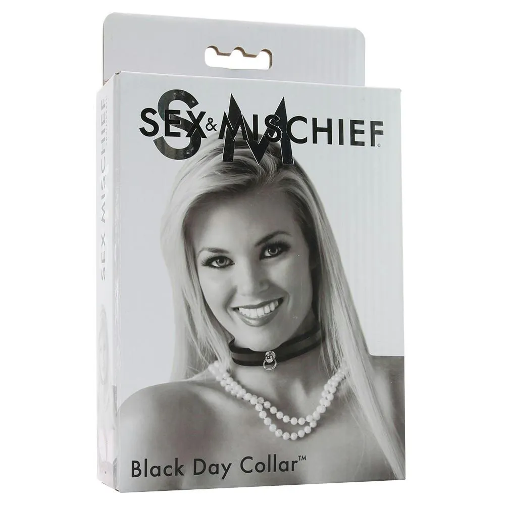 Sex & Mischief Black Day Collar