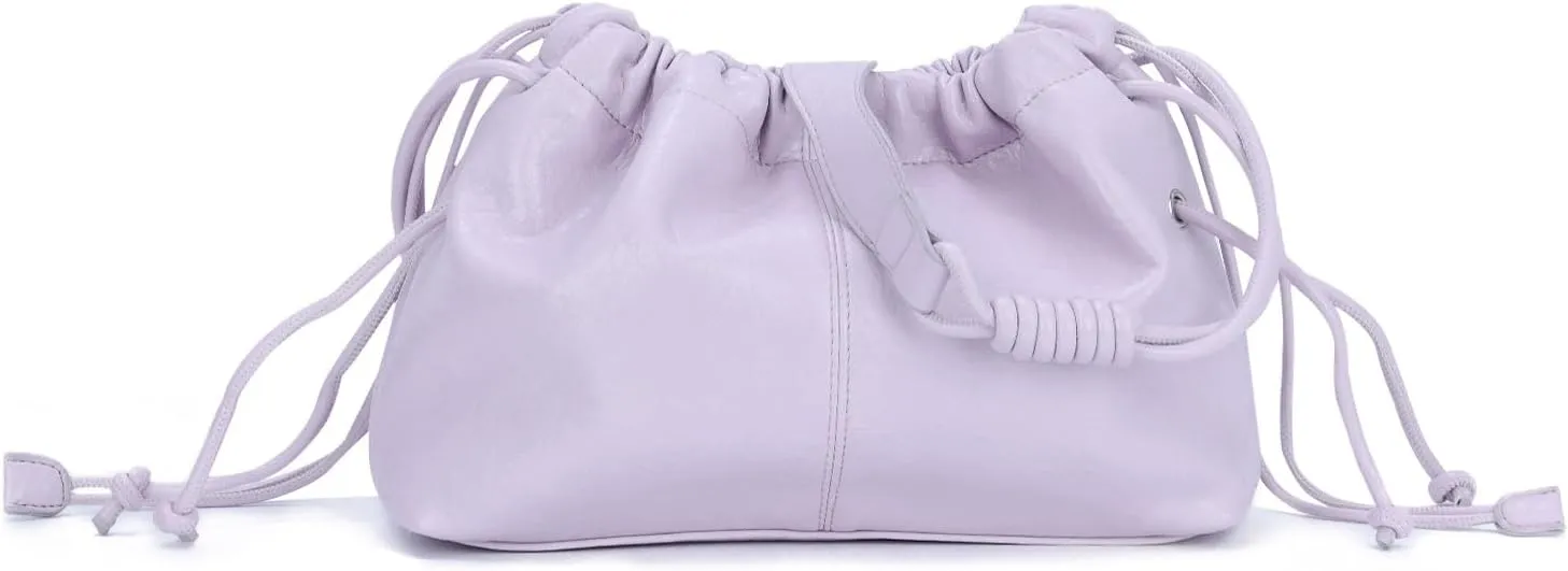 SUKUTU Cloud Clutch Purses Trendy Dumpling Shoulder Bag for Women Hobo Bag Leather Handbag
