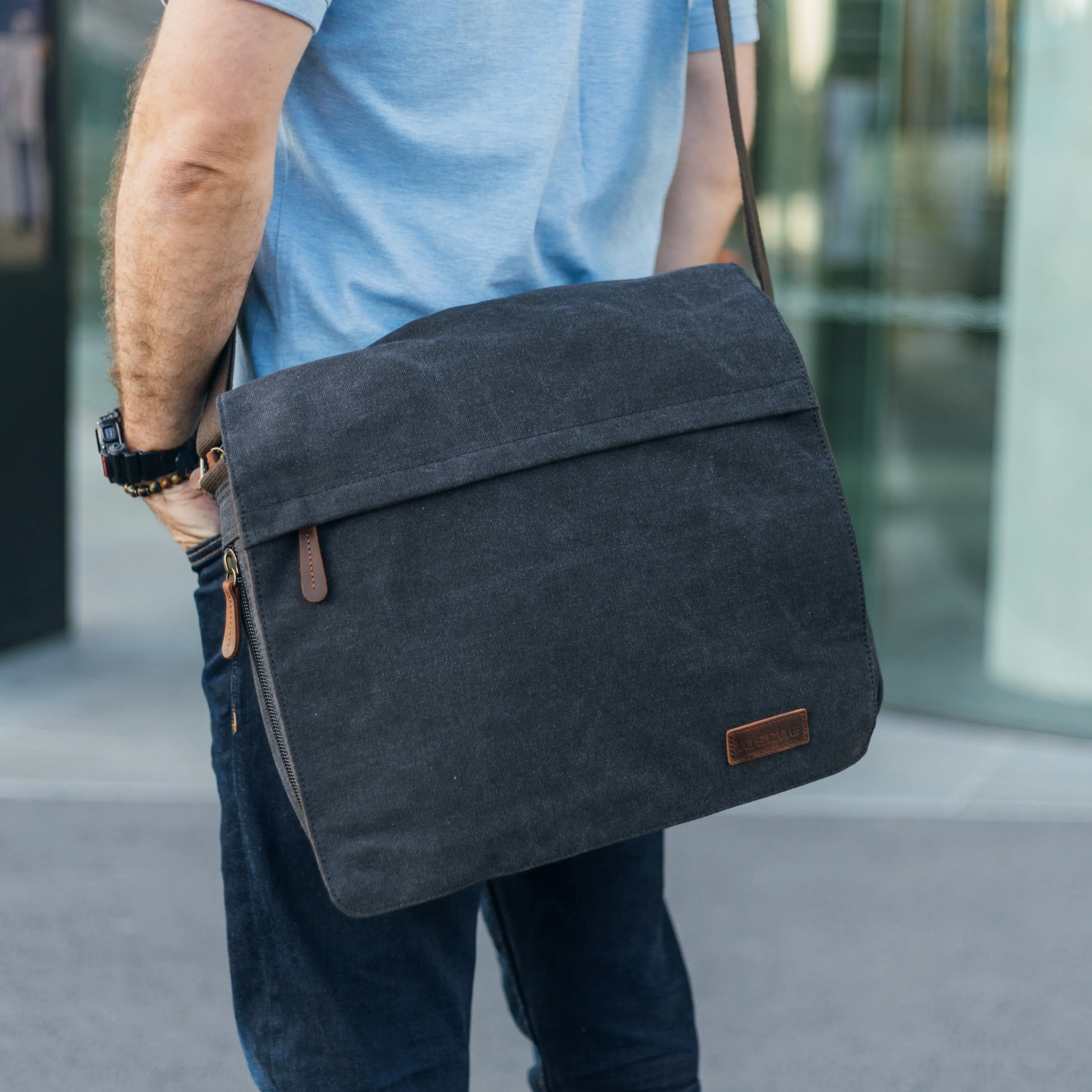Tasche Urban Canvas Messenger Bag