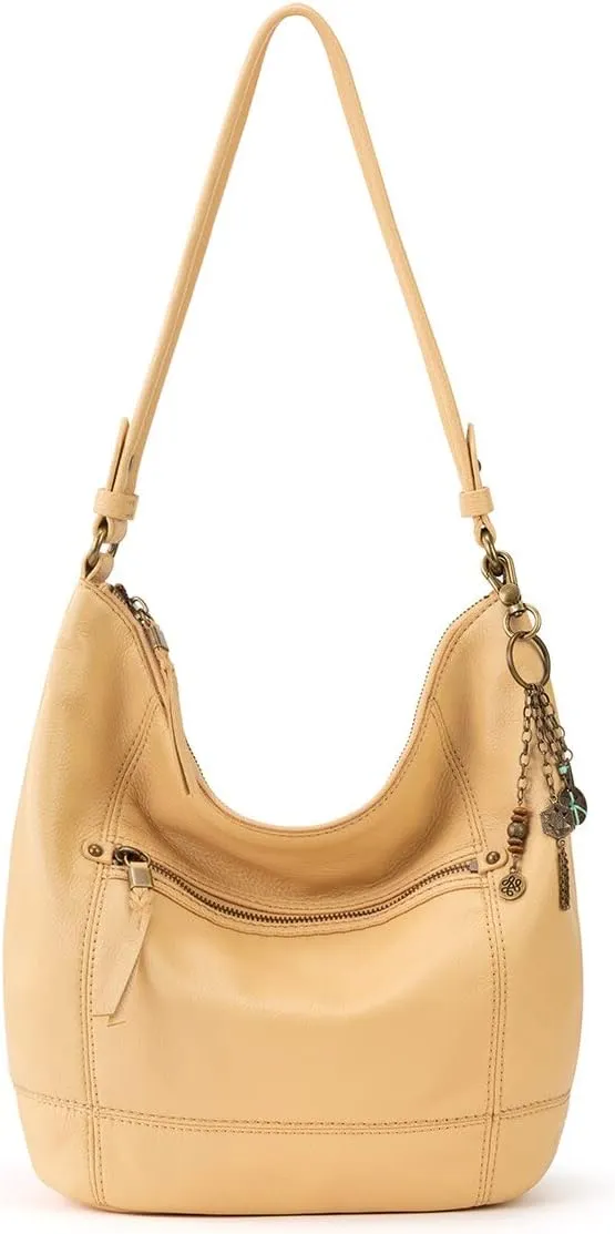 The Sak Sequoia Hobo Bag - Premium Large Leather Women's Handbag for Everyday & Travel - Durable Purse With Zipper Pocket