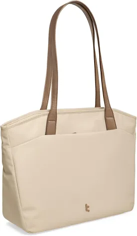 tomtoc Laptop Tote Bag for Women, 15-16 Inch Laptop Work Bag with Device Compartment for MacBook, 12.5L Medium Capacity Office Computer Shoulder Bag Briefcase for Business Travel College Teacher