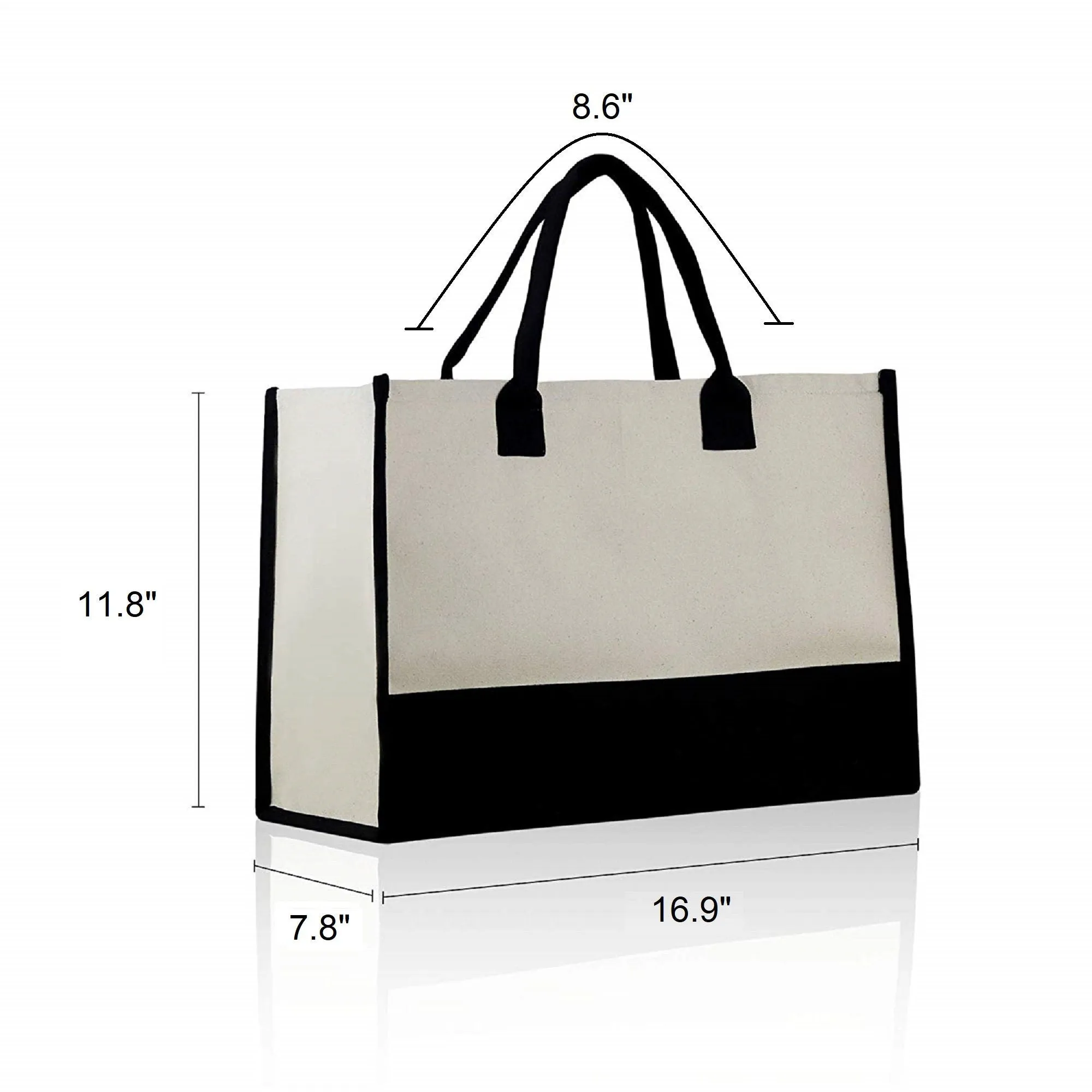 Tote bag aesthetic Embroidery Initial Monogram Large Tote Bag , 100% Cotton Canvas, Bridesmaid Bachelorette Gift Navy