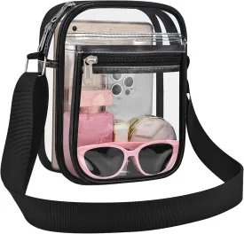 USPECLARE Clear Purse Bag for Stadium Events Clear Messenger Bag for Men and Women