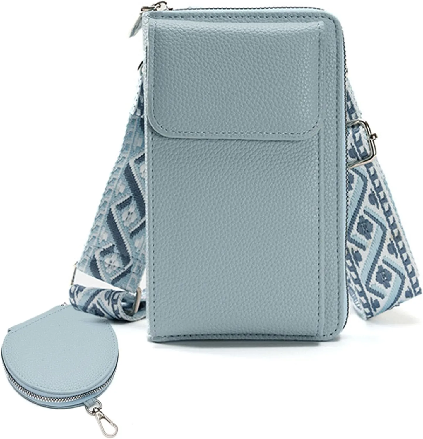 Valentoria Small Crossbody Bag Cell Phone Purse Wallet Leather Card Clutch Handbag for Women