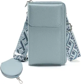 Valentoria Small Crossbody Bag Cell Phone Purse Wallet Leather Card Clutch Handbag for Women